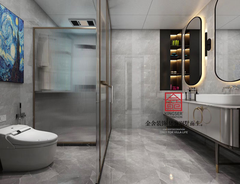 健康城160平米美式輕奢裝修設(shè)計(jì)效果圖