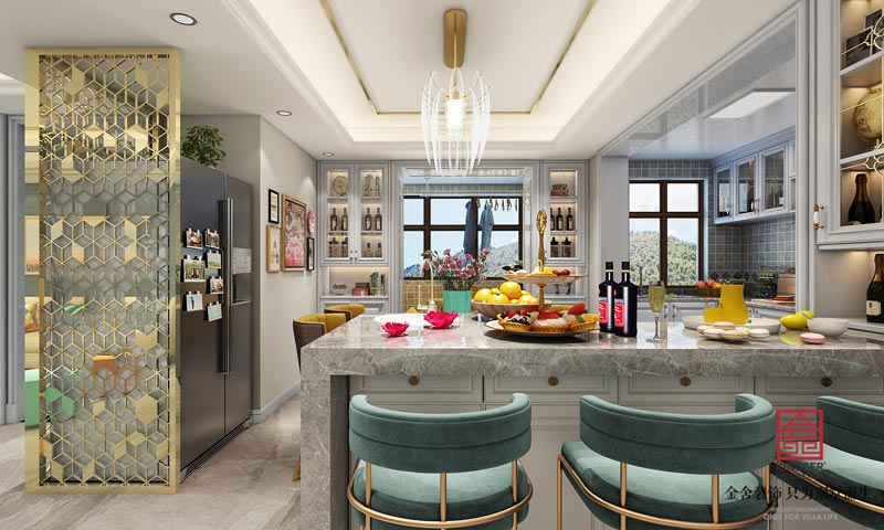 健康城美式輕奢裝修效果圖