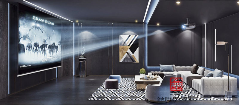 榮盛御府裝修373平米現代風格研發效果圖