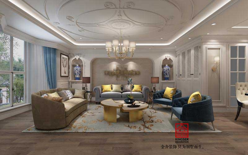 北京金港國際180平米歐式風格裝修效果圖