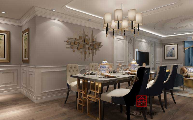 北京金港國際180平米歐式風格裝修效果圖