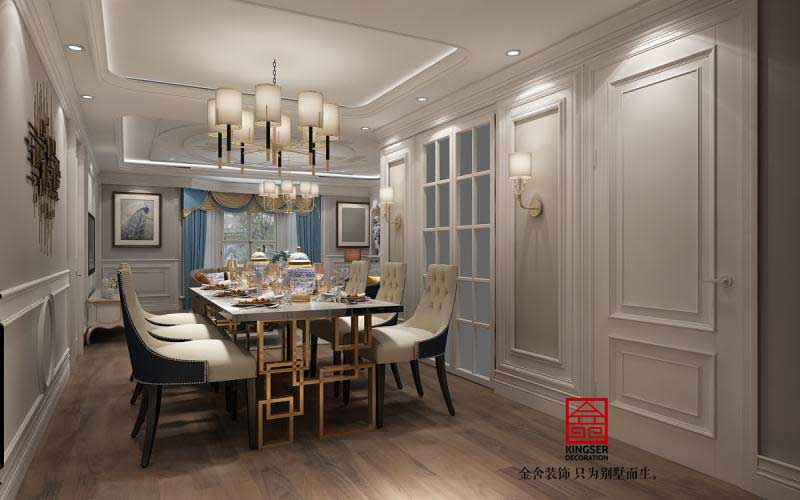 北京金港國際180平米歐式風格裝修效果圖