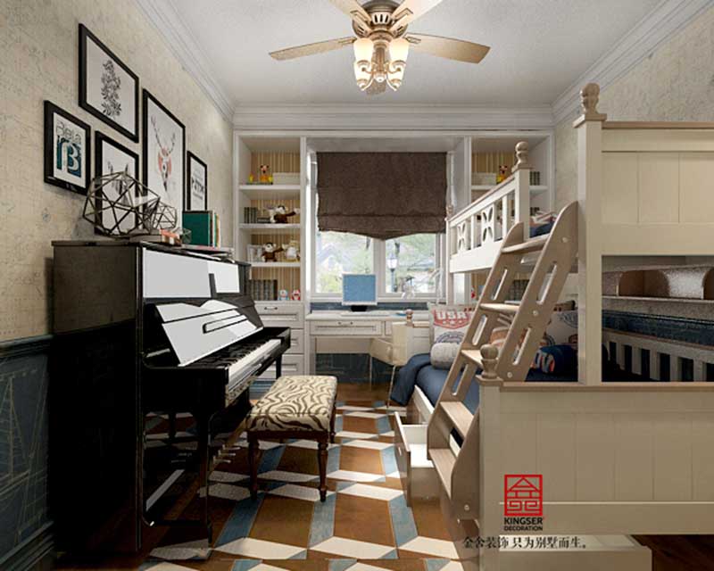 北京金港國際180平米歐式風格裝修效果圖