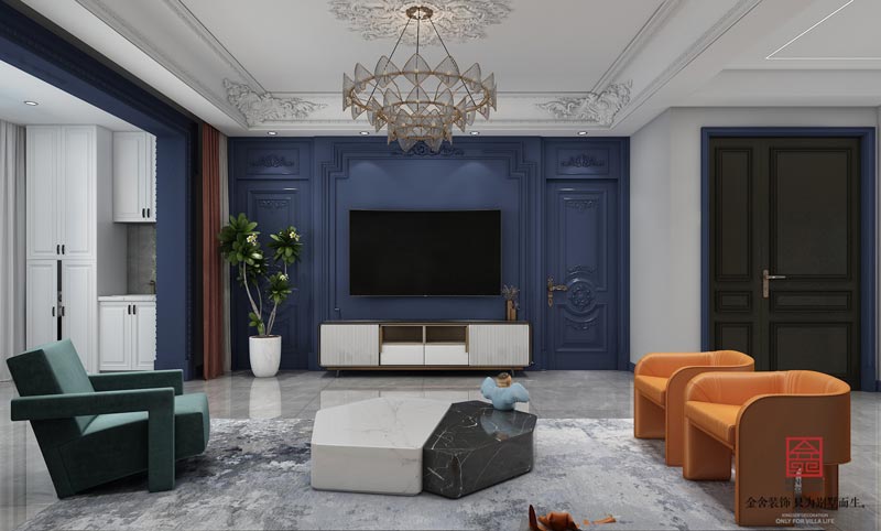 榮盛華府輕奢風格效果圖