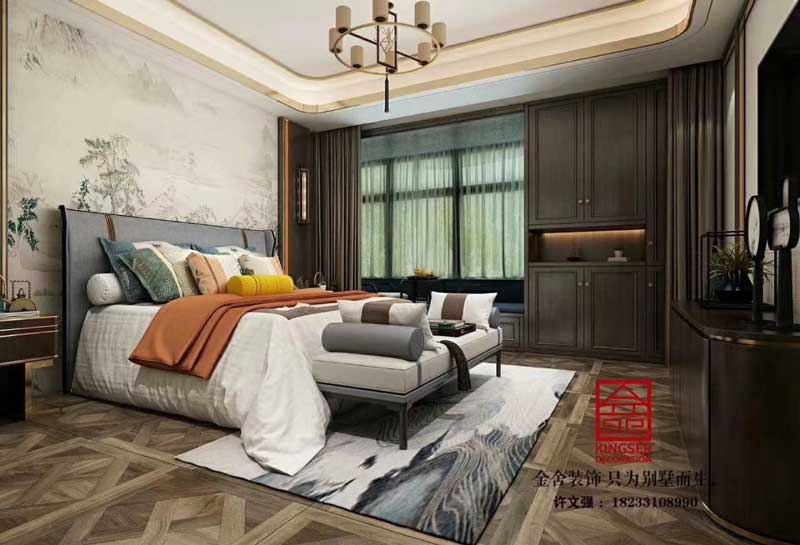 榮盛華府215平米躍層裝修效果圖