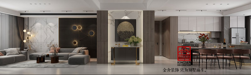 榮盛華府178平米現代風格裝修設計