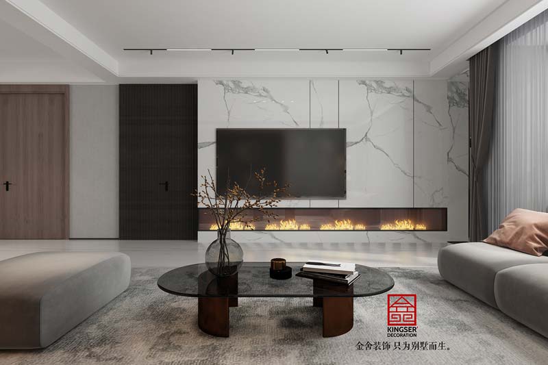 榮盛華府178平米現代風格裝修設計