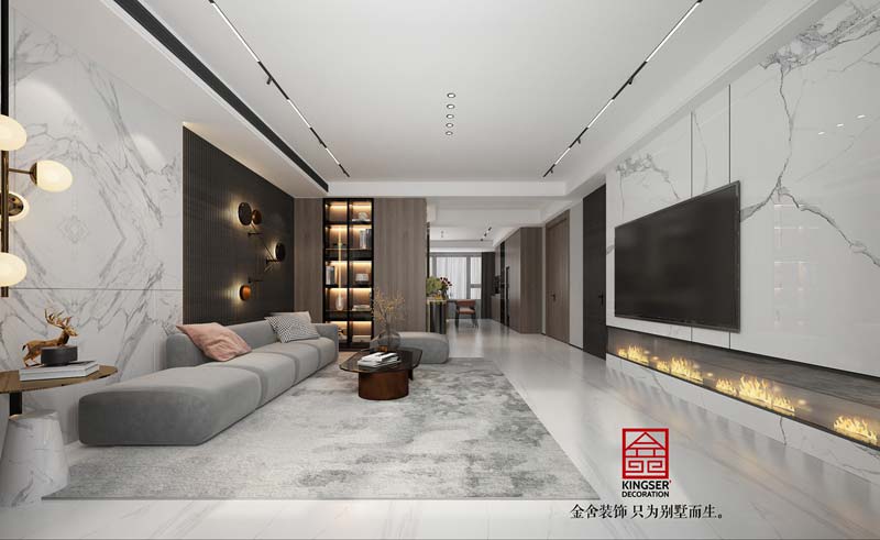 榮盛華府178平米現代風格裝修設計