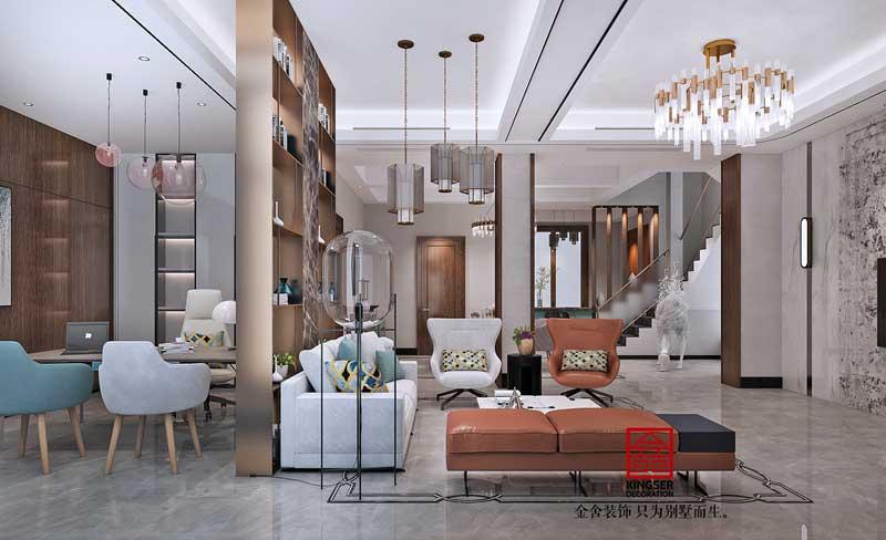 大者三期別墅裝修290平輕奢風(fēng)格設(shè)計方案