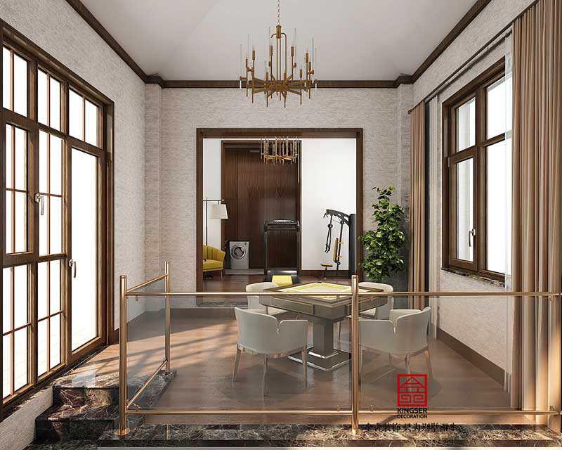 大者三期別墅裝修290平輕奢風(fēng)格設(shè)計方案