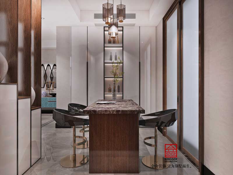 大者三期別墅裝修290平輕奢風(fēng)格設(shè)計方案