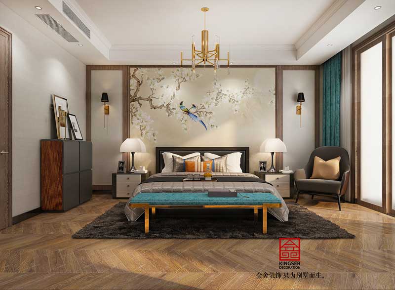 大者三期別墅裝修290平輕奢風(fēng)格設(shè)計方案