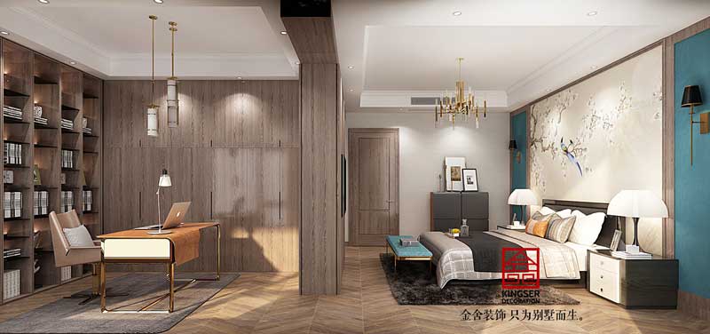 大者三期別墅裝修290平輕奢風(fēng)格設(shè)計方案