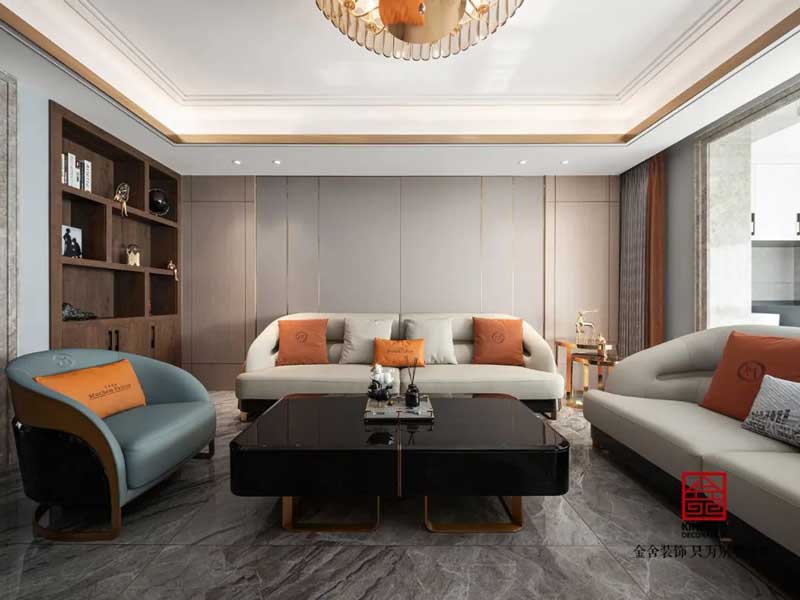 東南智匯城裝修設(shè)計191㎡輕奢風(fēng)格實景圖