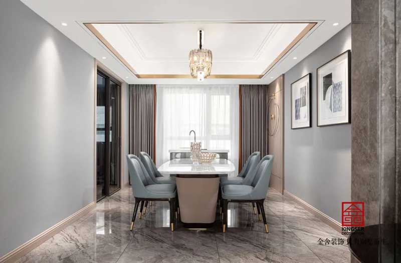 東南智匯城裝修設(shè)計191㎡輕奢風(fēng)格實景圖