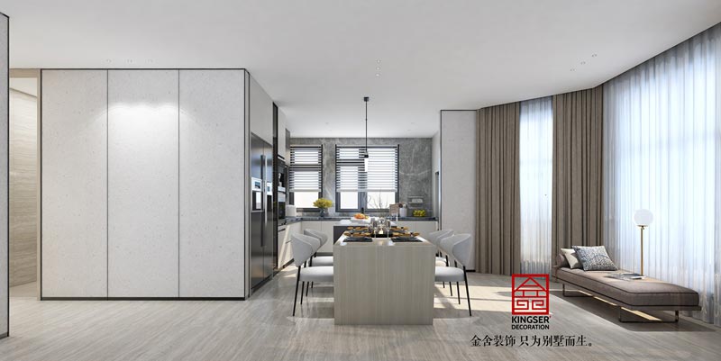 匯君城裝修設計360平米輕奢風格效果圖