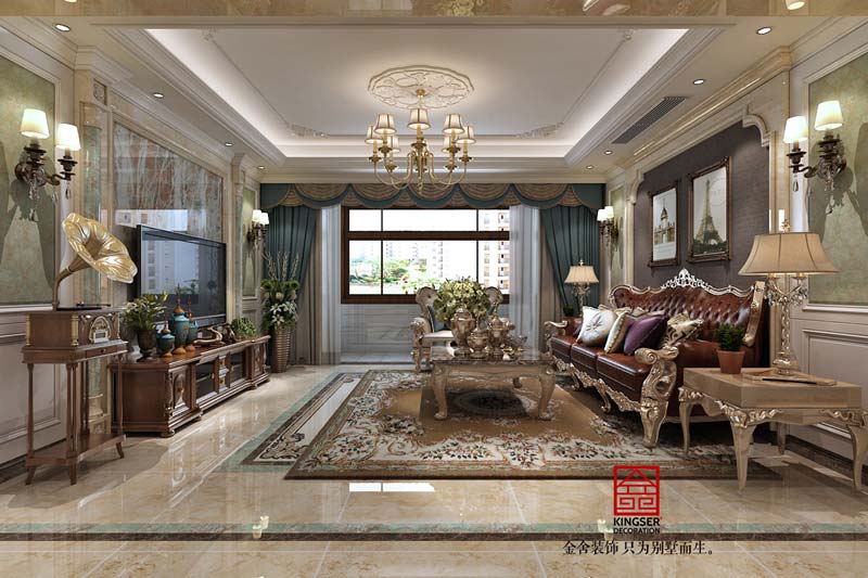 國賓壹號139平歐式風格裝修效果圖