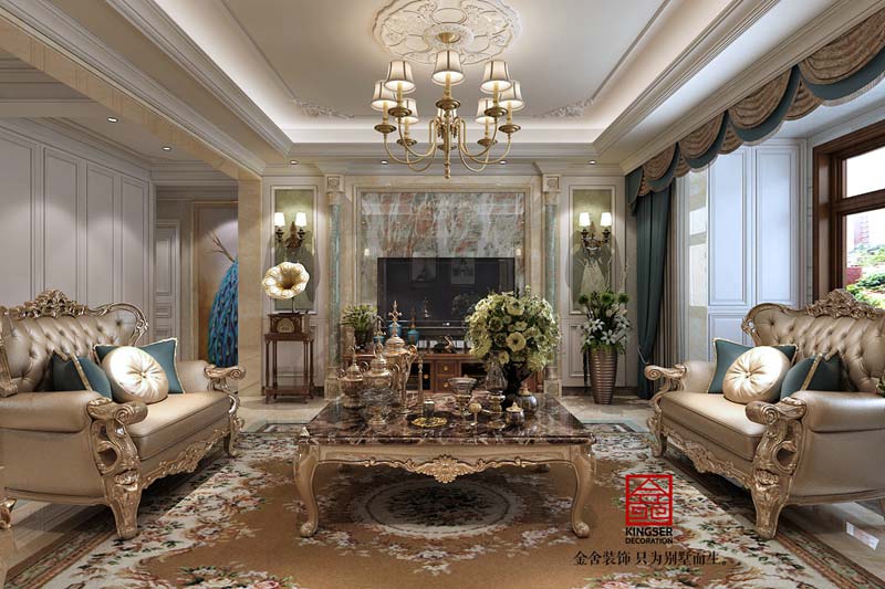 國賓壹號139平歐式風格裝修效果圖