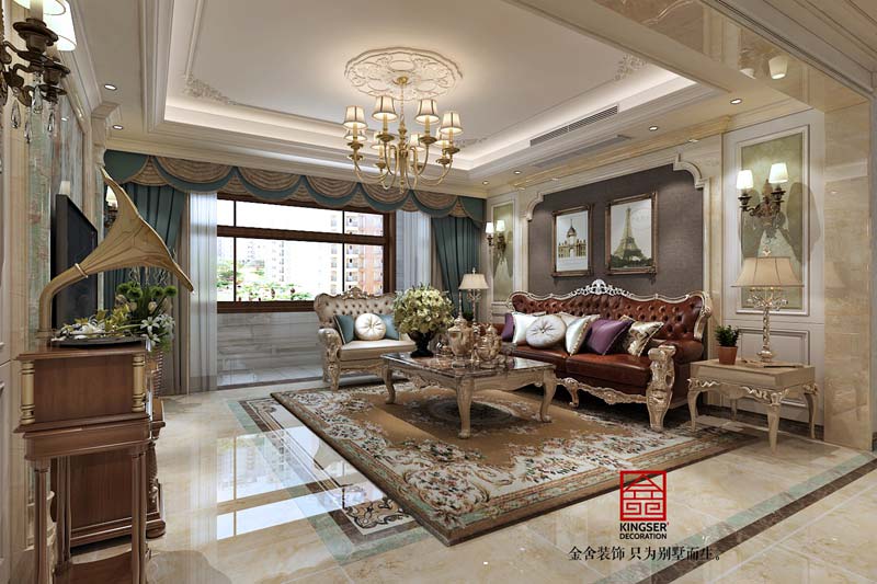 國賓壹號139平歐式風格裝修效果圖