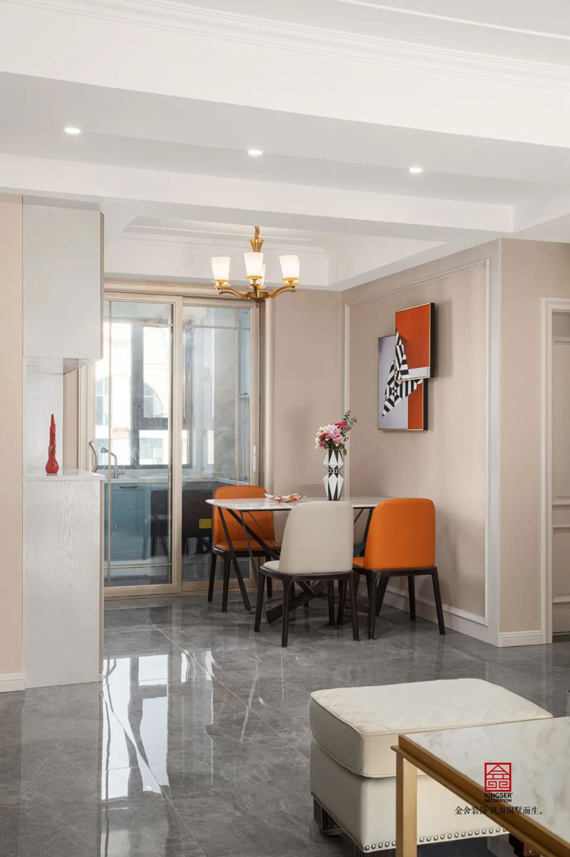 維多利亞三期120㎡美式風格裝修實景圖