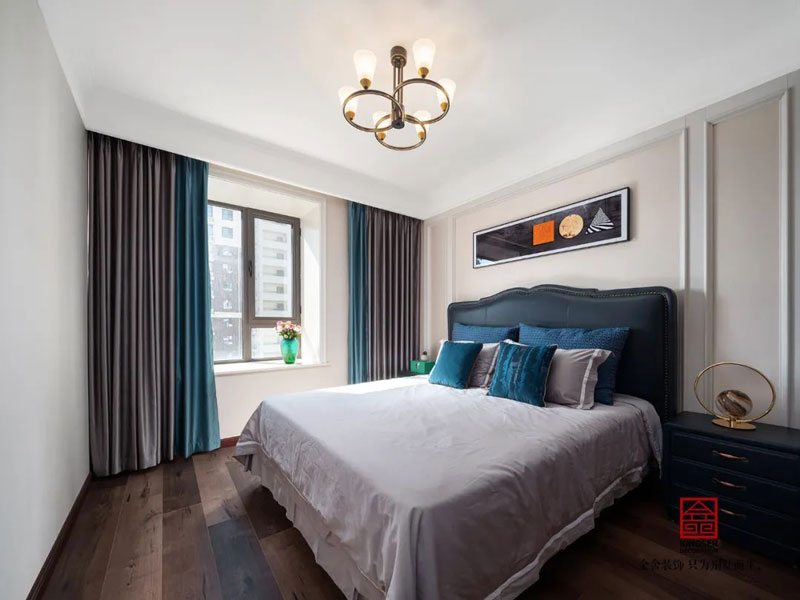 維多利亞三期120㎡美式風格裝修實景圖