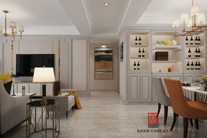 維多利亞三期120㎡美式風格裝修實景圖