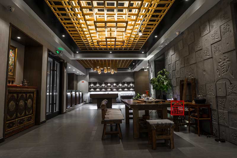 古玩店港式風格裝修設計實景圖