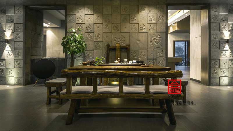 古玩店港式風格裝修設計實景圖