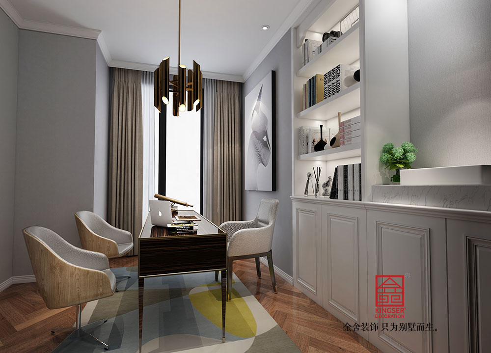 石家莊工裝設計俏之翼美容院裝修效果圖