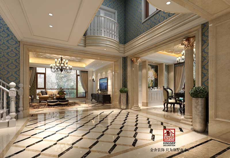 萬科東麗湖別墅裝修效果圖