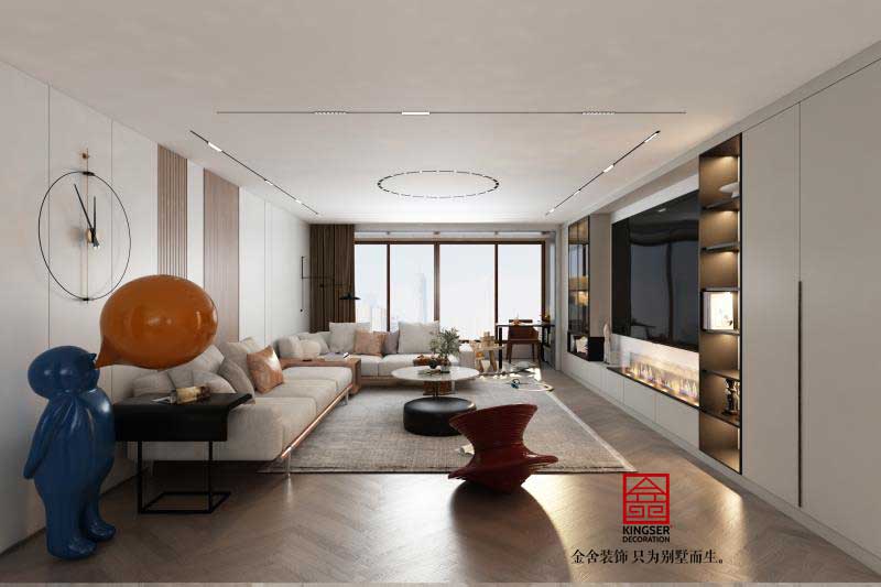東城國際160平米現代風格裝修效果圖