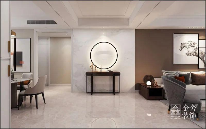 榮盛華府260㎡底躍裝修極簡風格效果圖