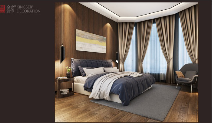 深澤自建別墅裝修設(shè)計(jì)-中式風(fēng)格-效果圖