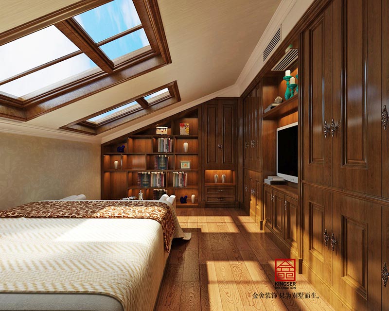 保定裝修香邑瀾山270平米歐式風格效果圖