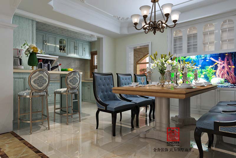 天下錦程270平米簡歐風格裝修效果圖