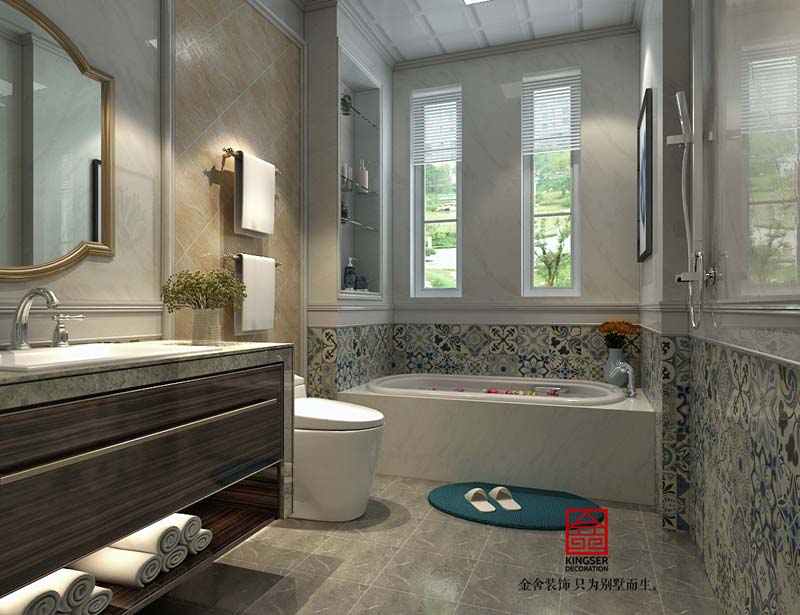 天下錦程270平米簡歐風格裝修效果圖