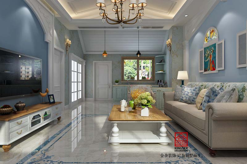 天下錦程270平米簡歐風格裝修效果圖