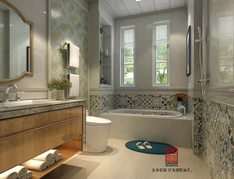 天下錦程270平米簡歐風格裝修效果圖