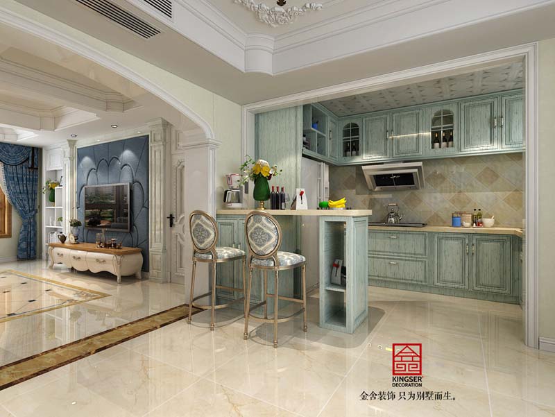 天下錦程270平米簡歐風格裝修效果圖