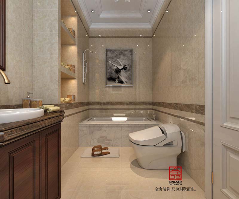 御龍灣裝修設(shè)計(jì)200平米歐式風(fēng)格效果圖