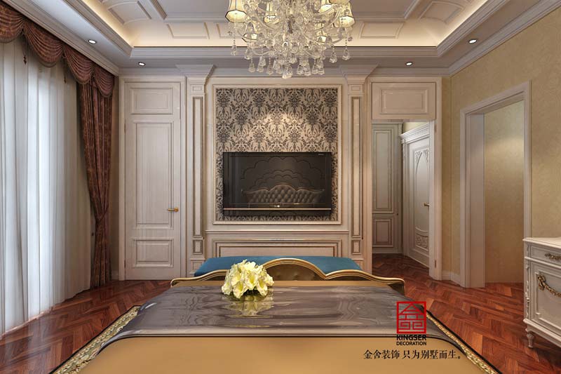 御龍灣裝修設(shè)計(jì)200平米歐式風(fēng)格效果圖