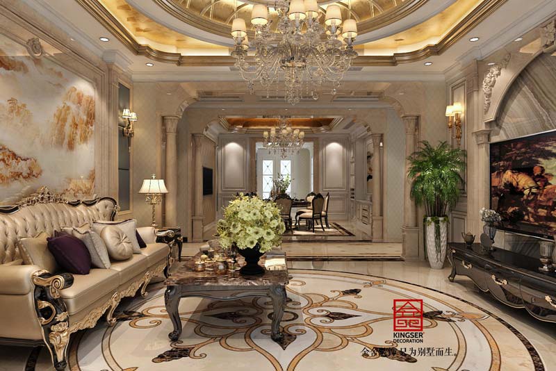 御龍灣裝修設計-歐式風格-效果圖