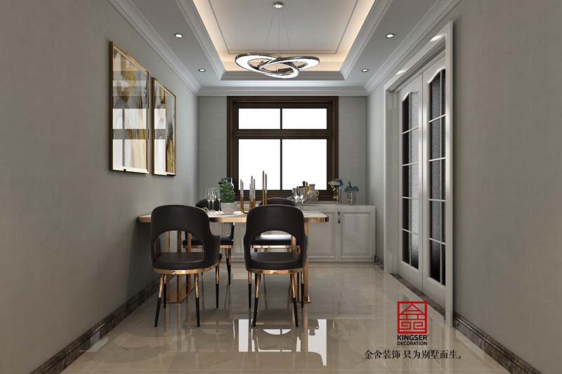 國賓壹號139平裝修美式風格效果圖