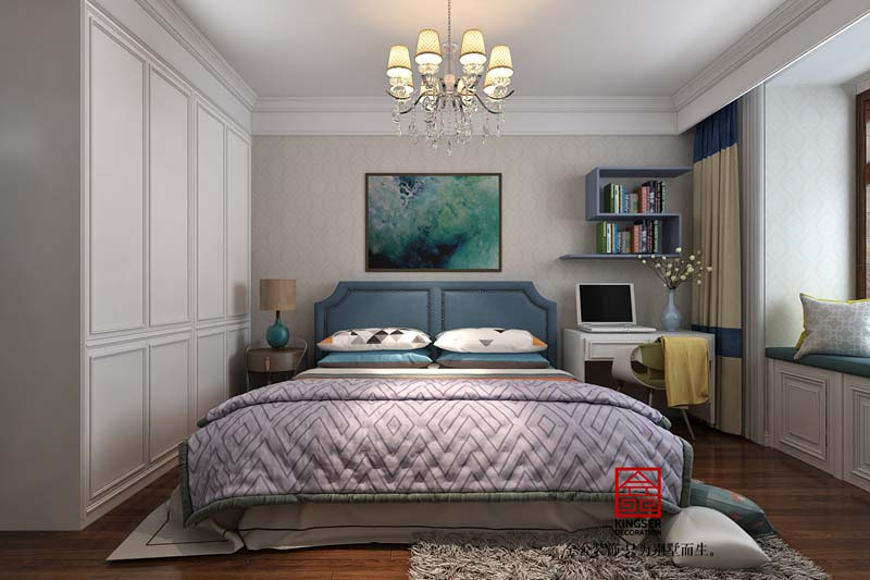 國賓壹號139平裝修美式風格效果圖