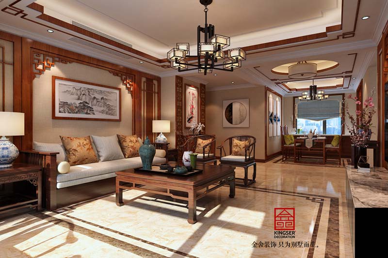 國賓壹號中式風格效果圖