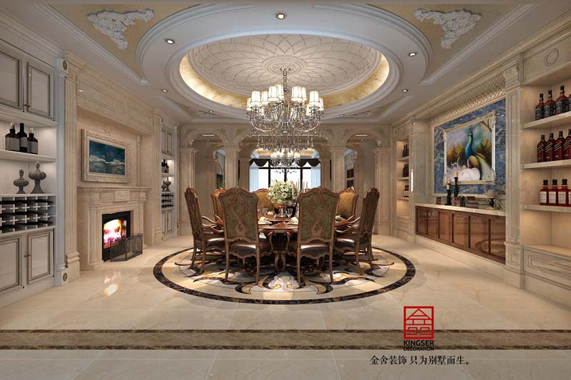 御龍灣270平別墅裝修效果圖