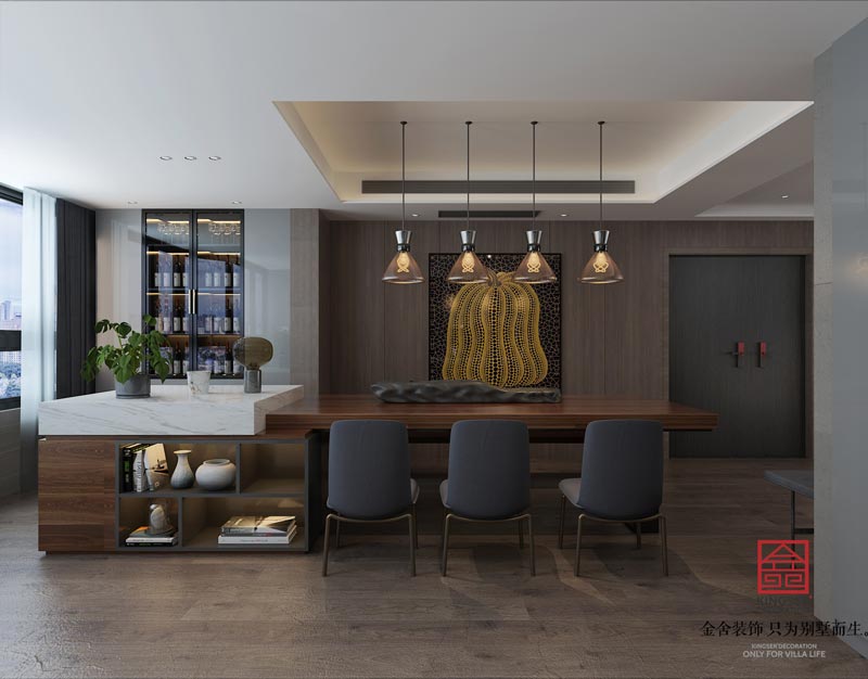 榮盛華府190㎡現代極簡裝修效果圖