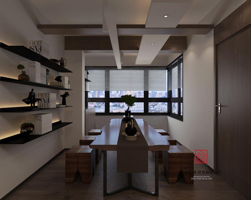 榮盛華府190㎡現代極簡裝修效果圖