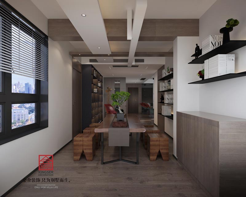 榮盛華府190㎡現代極簡裝修效果圖