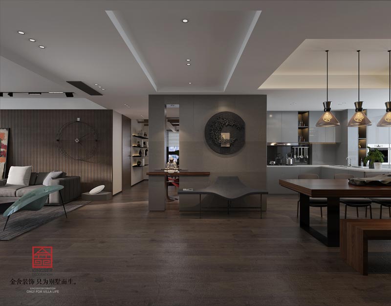 榮盛華府190㎡-現(xiàn)代極簡-裝修效果圖